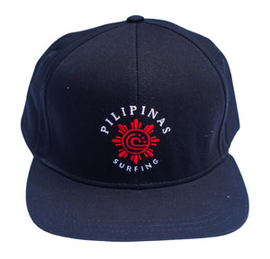 UPSA Pilipinas Surfing Pride Snapback Cap (Black) - KS Boardriders Surf Shop