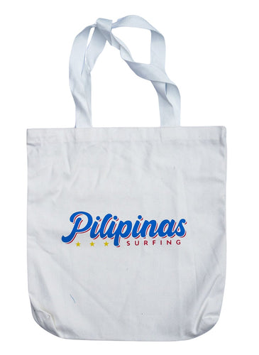 UPSA Pilipinas Surfing Statement Totebag (White) - KS Boardriders Surf Shop