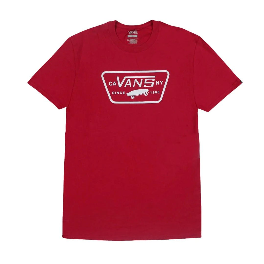 Vans Full Patch Tee (Chili Pepper) - KS Boardriders Surf Shop