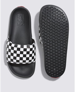 Vans La Costa Slide-On Checkerboard (True White/Black) - KS Boardriders Surf Shop