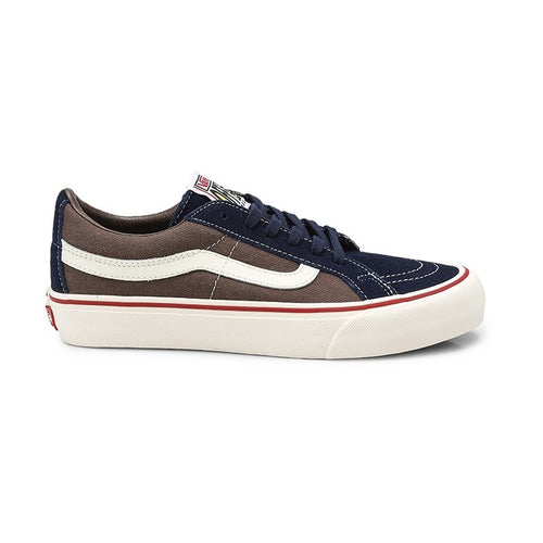 Vans SK8-Low Reissue SF Flannel Sneakers (Blues/Antique White) - KS Boardriders Surf Shop