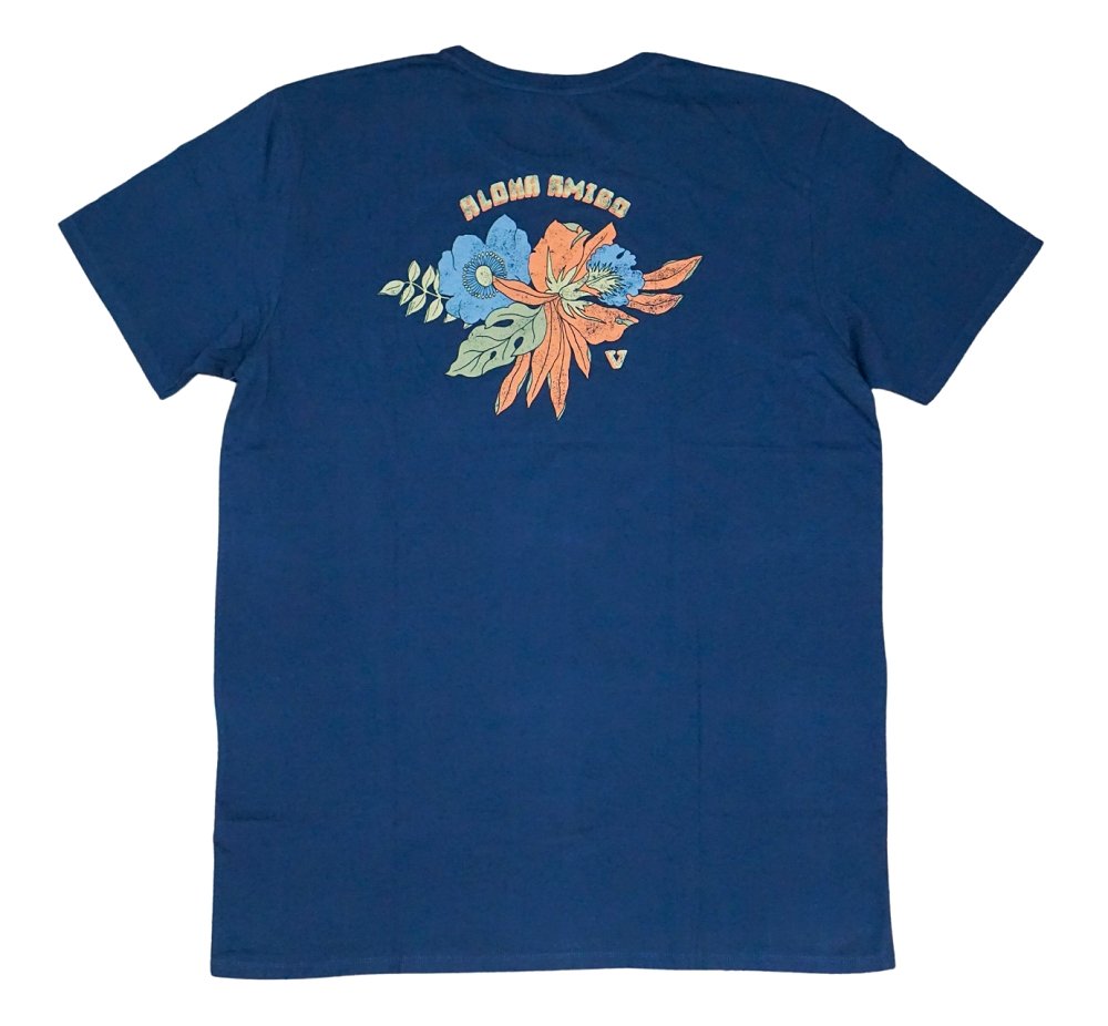 Vissla Aloha Amgo Organic SS Tee (Dark Denim) - KS Boardriders Surf Shop