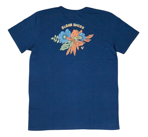 Vissla Aloha Amgo Organic SS Tee (Dark Denim) - KS Boardriders Surf Shop