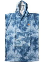 Load image into Gallery viewer, Vissla Changing Towel Poncho (Blue Tie Dye) - KS Boardriders Surf Shop