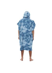 Vissla Changing Towel Poncho (Blue Tie Dye) - KS Boardriders Surf Shop