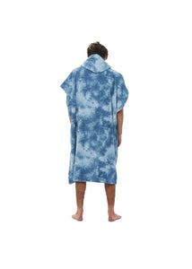 Vissla Changing Towel Poncho (Blue Tie Dye) - KS Boardriders Surf Shop