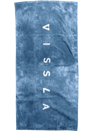 Vissla Cloud Wash Towel (Blue Tie Dye) - KS Boardriders Surf Shop