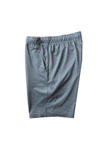 Vissla Comp Lite Eco 18" Elastic Walkshort (Harbor Blue Heather) - KS Boardriders Surf Shop