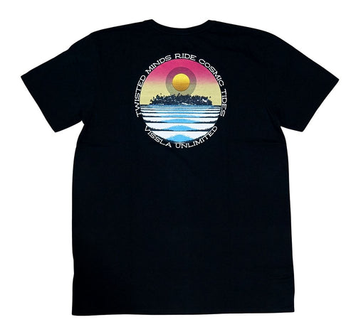 Vissla Cosmic Tide Organic Tee (Black) - KS Boardriders Surf Shop