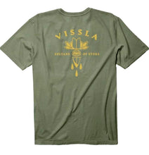Load image into Gallery viewer, Vissla Dagger Ss Tee (Army Green) - KS Boardriders Surf Shop