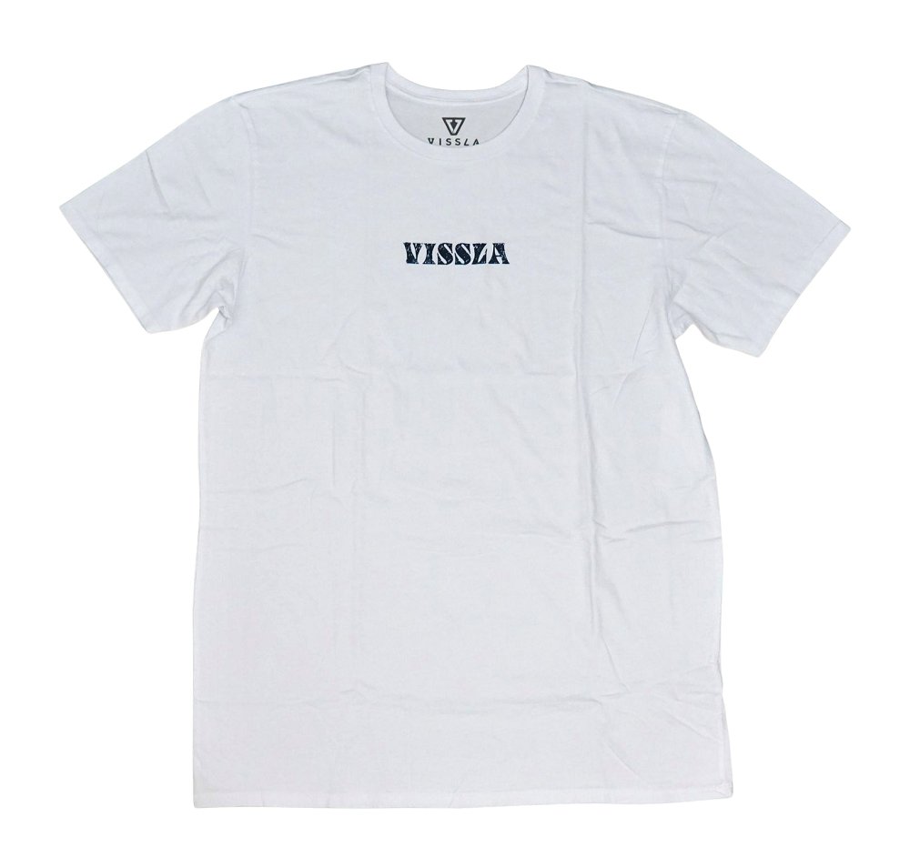 Vissla Front SS Tee (White) - KS Boardriders Surf Shop