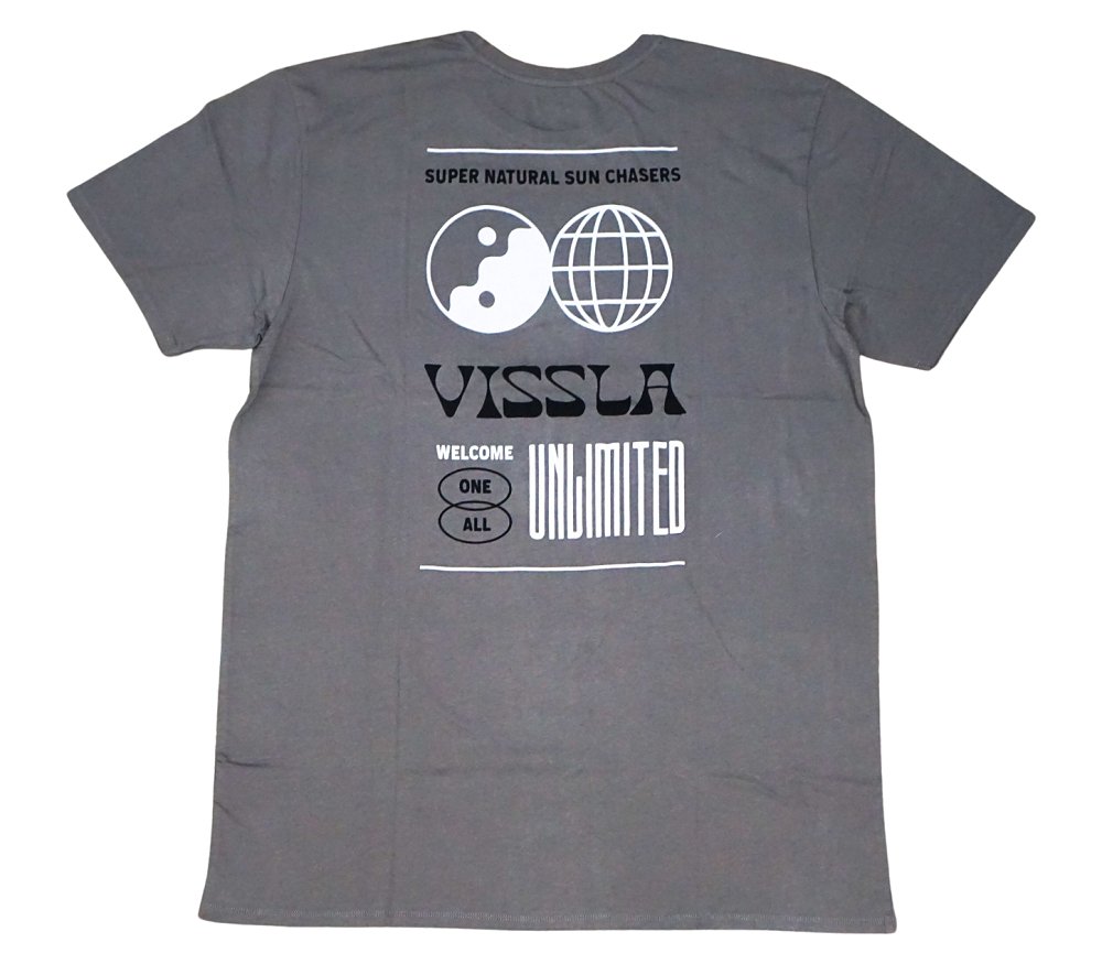 Vissla One World SS Tee (Gray) - KS Boardriders Surf Shop
