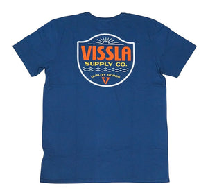 Vissla Quality Goods SS Tee (Dark Denim) - KS Boardriders Surf Shop