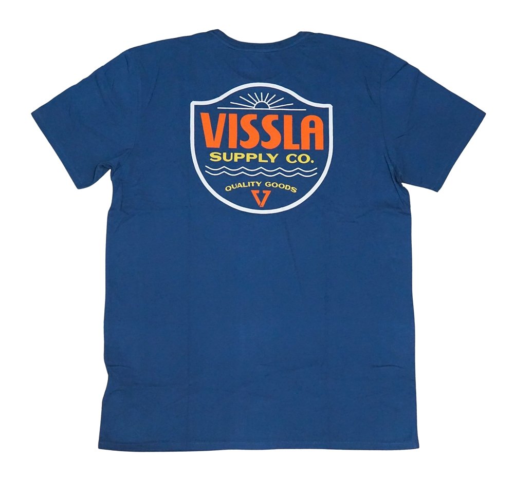 Vissla Quality Goods SS Tee (Dark Denim) - KS Boardriders Surf Shop