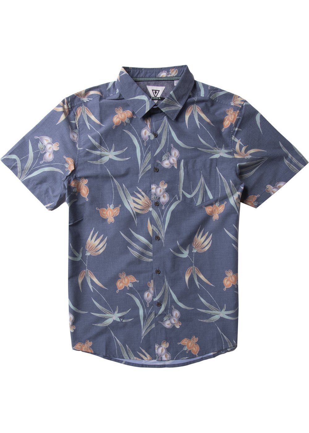 Vissla Shoots Eco SS Shirt (Dark Denim) - KS Boardriders Surf Shop