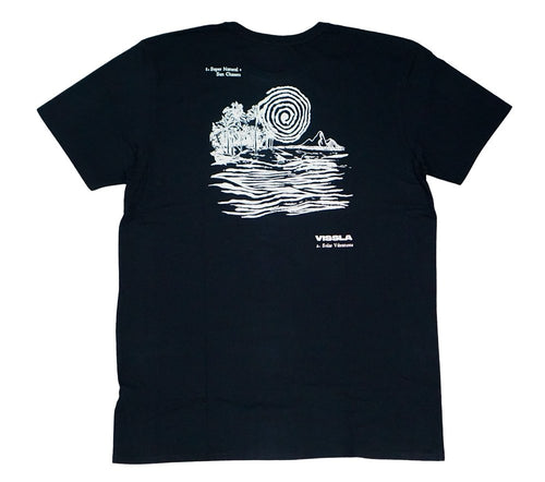 Vissla Solars Organic SS Tee (Black) - KS Boardriders Surf Shop