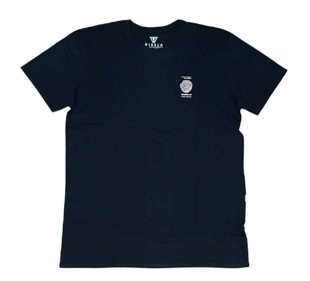 Vissla Solars Organic SS Tee (Black) - KS Boardriders Surf Shop