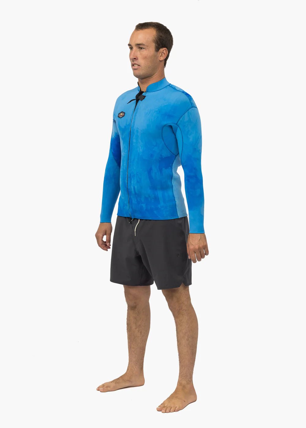 Vissla Solid Sets 2MM Front Zip Jacket (Tie-Dye) - KS Boardriders Surf Shop