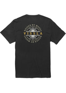 Vissla Spark Organic Tee (Black) - KS Boardriders Surf Shop
