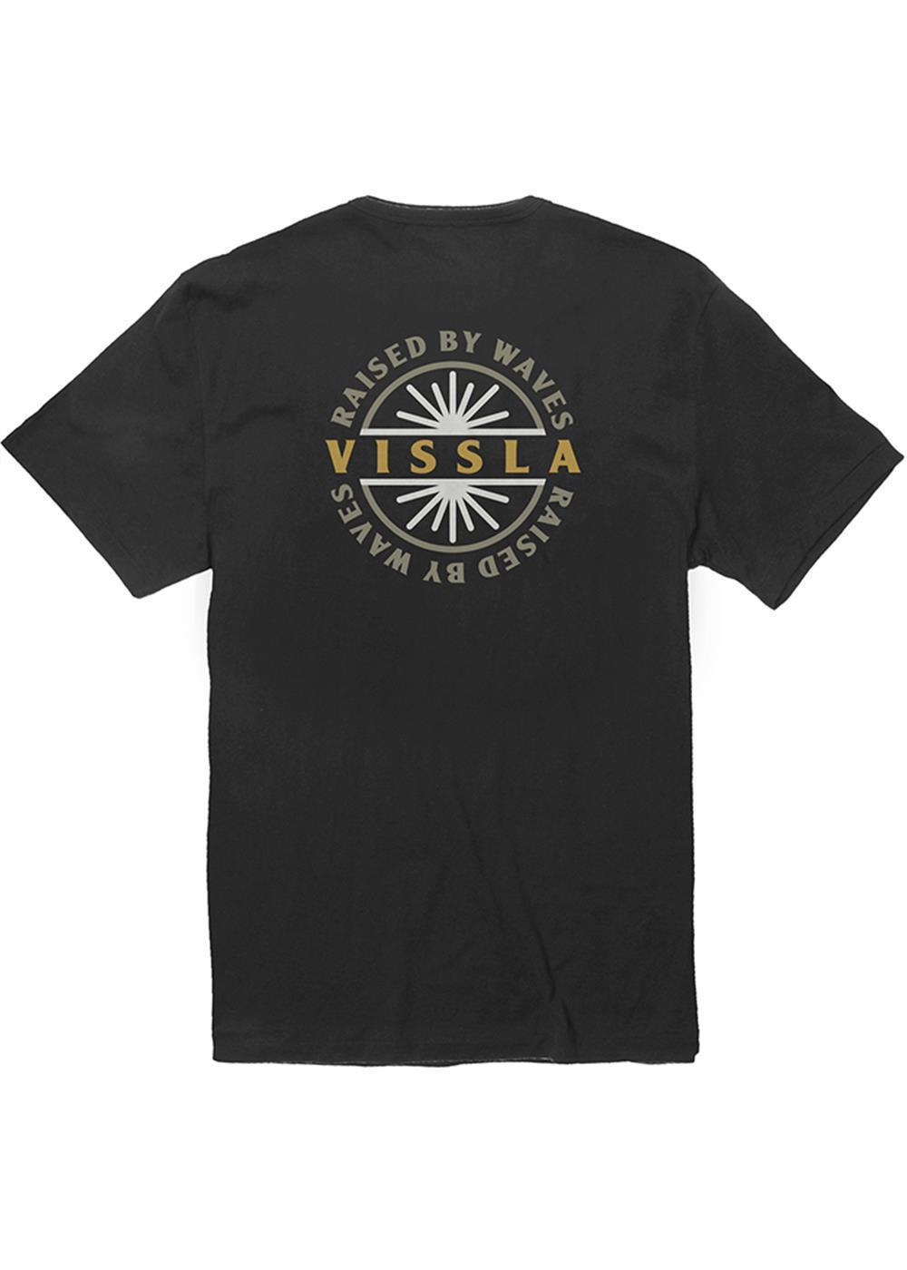 Vissla Spark Organic Tee (Black) - KS Boardriders Surf Shop