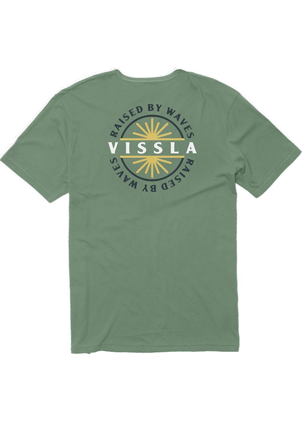 Vissla Spark Organic Tee (Pine) - KS Boardriders Surf Shop