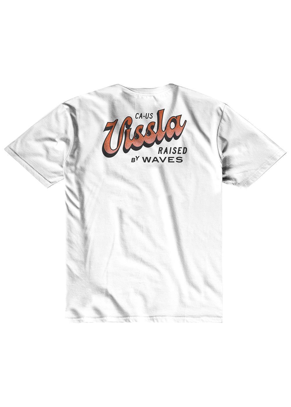 Vissla Sunset Shadows Boys SS Tee (White) - KS Boardriders Surf Shop