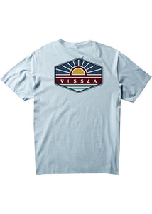 Vissla The Edge Tee (Ice Blue) - KS Boardriders Surf Shop