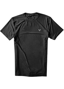 Vissla Twisted Eco Shortsleeve (Black Heather) - KS Boardriders Surf Shop