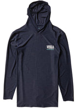 Load image into Gallery viewer, Vissla Twisted Hooded Longsleeve (Naval Heather) - KS Boardriders Surf Shop