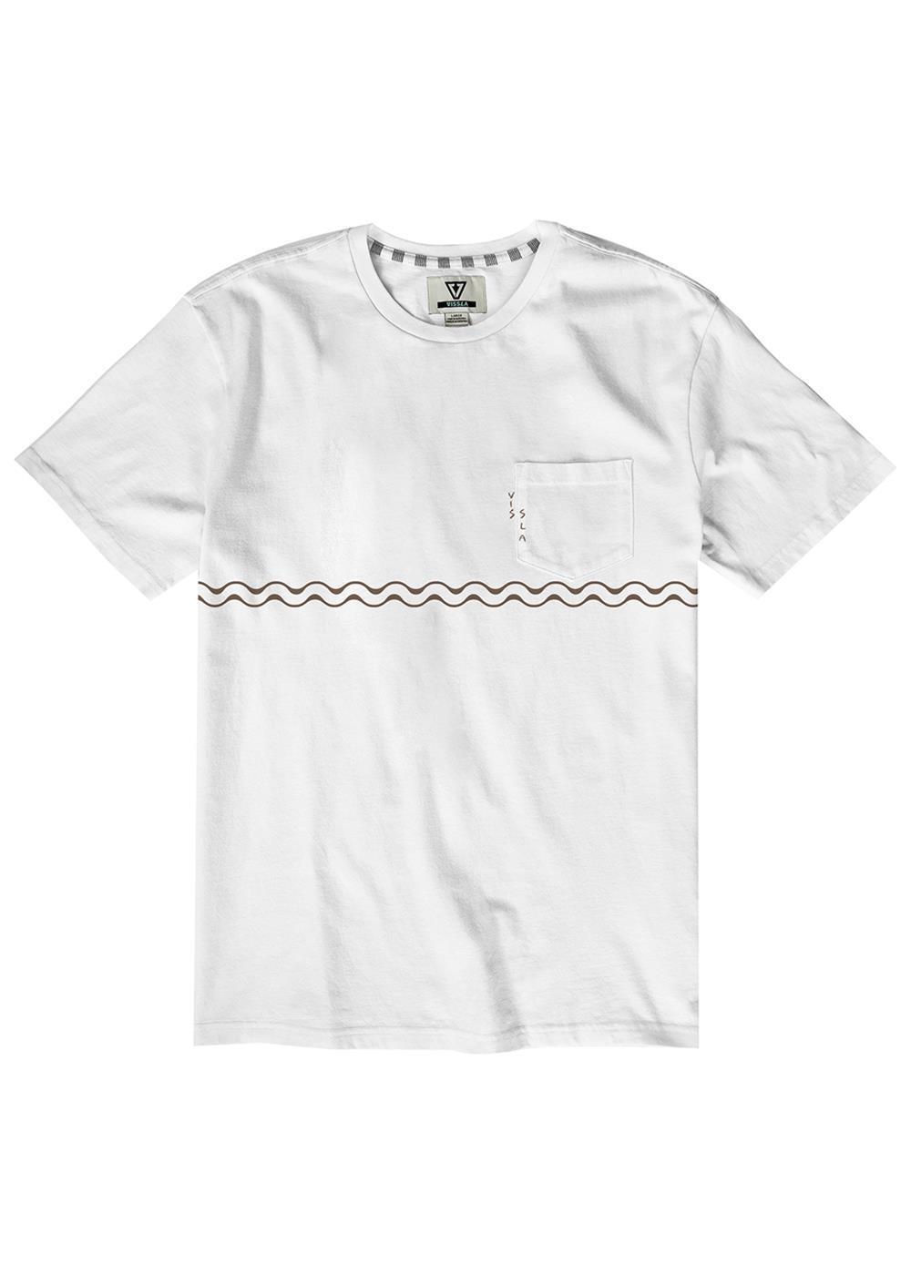 Vissla Undefined Lines SS Tee (White) - KS Boardriders Surf Shop