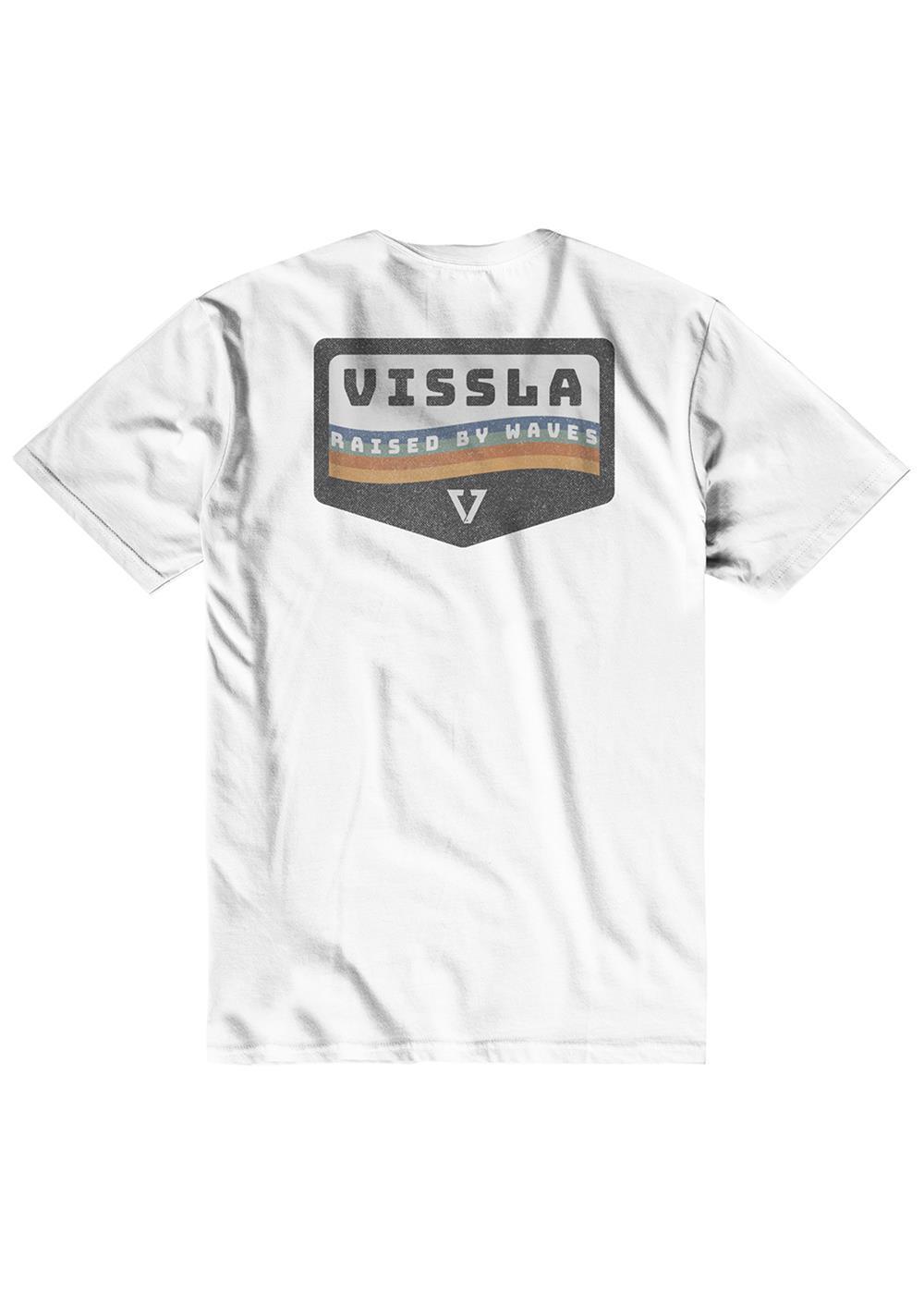 Vissla Wavy Organic SS Tee (White) - KS Boardriders Surf Shop