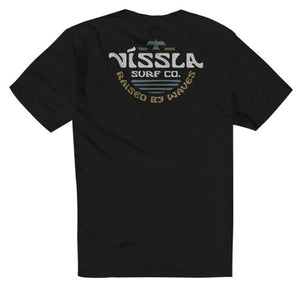 Vissla West Winds Organic SS Tee (Black) - KS Boardriders Surf Shop